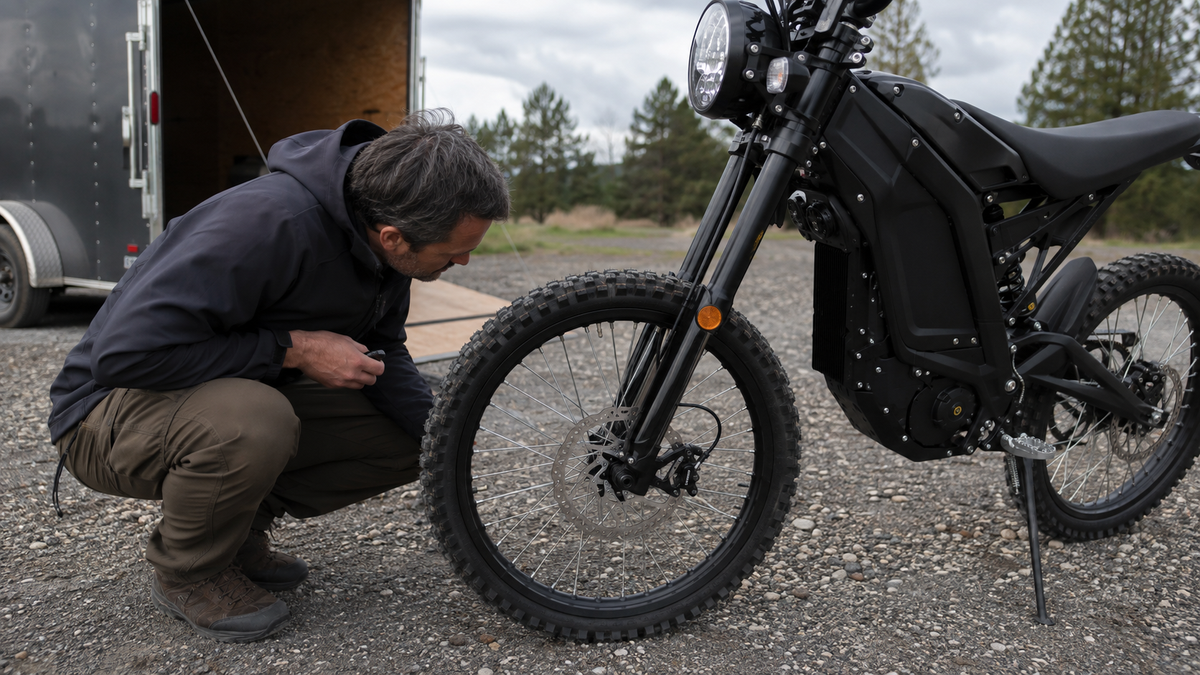 Electric Dirt Bike Brake Rotor Rubbing: Diagnose the Cause Before Adjusting