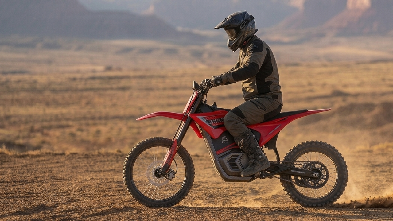 Electric Dirt Bike Setup for Hardpack Trails