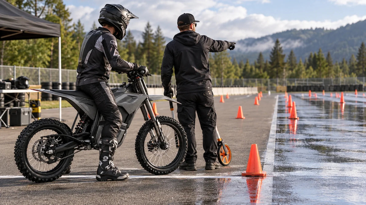 Electric Dirt Bike Wet vs Dry Braking: Build a Personal Stopping-Distance Baseline